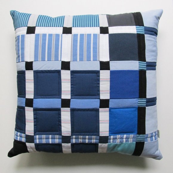 Vintage Other - LAST CHANCE ✨(2/10) - UNIQUE MODERN QUILTED PILLOW (20" SQ - OOAK!)